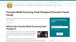 Travelex Multi-Currency Cash Passport: Travel Money Card | Canstar