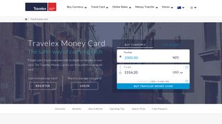 Travel money card - Travelex NZ