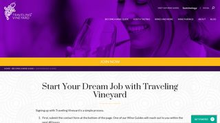The Simple Start to Your Traveling Vineyard Dream Job