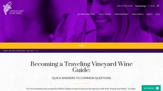 FAQs | Training, Cost, & More | Traveling Vineyard