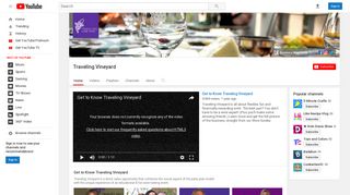 Traveling Vineyard - YouTube
