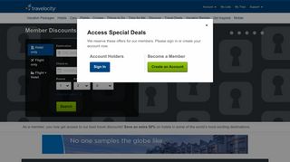 Member Discounts Hotel Deals | Travelocity.com