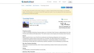 Travelodge Central - Hotel WiFi Test