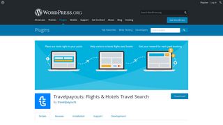 Travelpayouts: Flights & Hotels Travel Search | WordPress.org