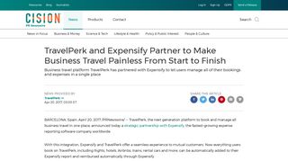 TravelPerk and Expensify Partner to Make Business Travel Painless ...