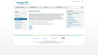 Galileo E-Learning - Travelport Customer Portal