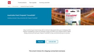 Prepaid TravelSIM® - Australia Post