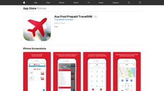 Aus Post Prepaid TravelSIM on the App Store - iTunes - Apple