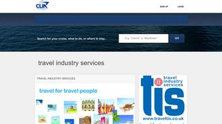 travel industry services - cruise experts - Widgety