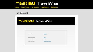 Login | Western Union TravelWise Card | MasterCard
