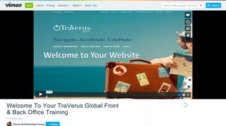 Welcome To Your TraVerus Global Front & Back Office Training on ...
