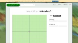 Travian map analyser ts8.travian.fr - InactiveSearch!