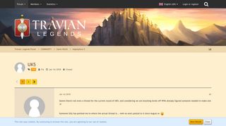 UK5 - S5 - Travian: Legends Forum