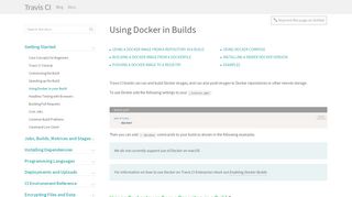 Using Docker in Builds - Travis CI