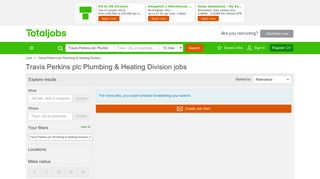 Travis Perkins plc Plumbing & Heating Division Jobs ... - Totaljobs