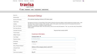 Corporate accounts at Travisa