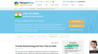 Travisa Outsourcing and Your Visa to India - Passport Visas Express