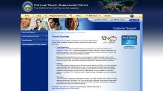 Travel Explorer - Defense Travel Management Office - DOD.mil