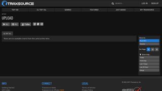 Upload Tracks & Releases on Traxsource
