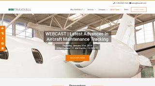 Latest In Aircraft Maintenance Tracking | TRAXXALL Webinar