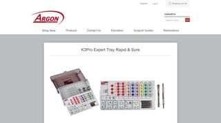 K3Pro Expert Tray Rapid & Sure|Argon K3Pro Conical Implants