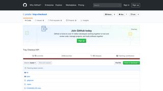 GitHub - prodis/tray-checkout: Tray Checkout API
