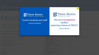 Faculty Blackboard – TRCC Extranet - Three Rivers Community College