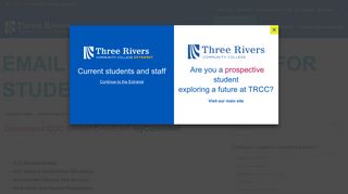 Email Quick Reference for Students – TRCC Extranet