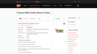 Treasure Mile Casino Bonus Codes - thebigfreechiplist