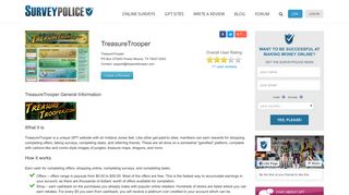 TreasureTrooper Ranking and Reviews - SurveyPolice