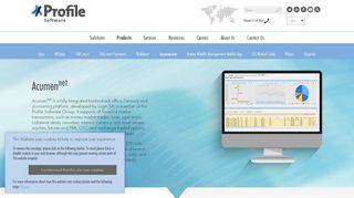 Acumen-net: Treasury Management platform - Profile Software's
