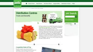 Distribution Centre Treats and Benefits | Pets At Home