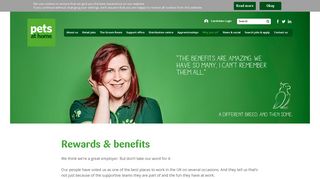 Rewards & benefits | Pets at Home Jobs & Careers