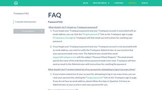 Frequently Asked Questions - Treatspace Provider Account