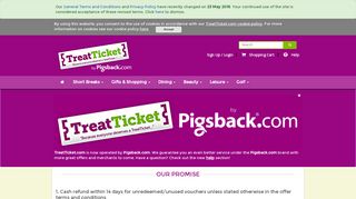 The Pigsback Promise - Group buying discounts in ... - TreatTicket.com