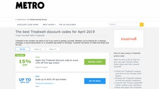 £5 OFF | Treatwell discount code - February | Metro