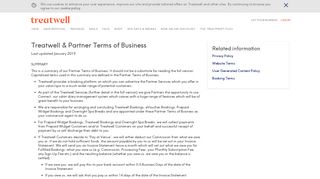 Treatwell & Partner Terms of Business - Treatwell