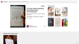 Wedding, Tree wedding and Wedding guest book - Pinterest