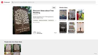 Wooden Guest Book Tree -125, 150 signatures | Our perfect day.... in ...