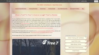 What is Tree7? Is Tree 7 a Scam? Tree7.cc Review - NewsOnlineIncome