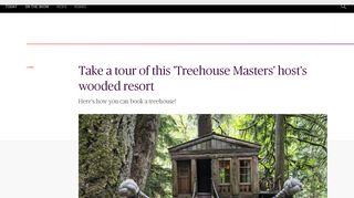 'Treehouse Masters' host Pete Nelson's gives a tour of TreeHouse Point