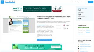 Visit Tremontlending.com - Installment Loans from Tremont Lending.