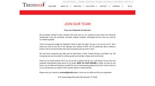 Join the Team - TrendHR