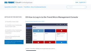 05 How to Log In to the Trend Micro Management Console – Ingram ...