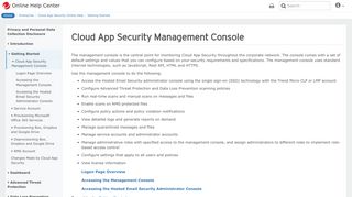 Cloud App Security Online Help / Enterprise / Online ... - Trend Micro