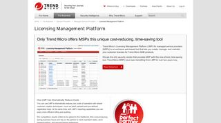 Licensing Management Platform - Trend Micro APAC