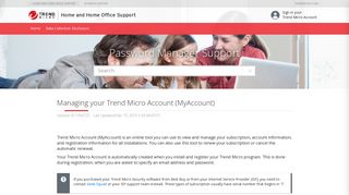 Password Manager Support - Trend Micro Support
