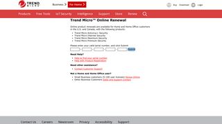 Online Renewal - Trend Micro