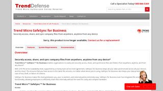 Trend Micro SafeSync for Business | TrendDefense.com