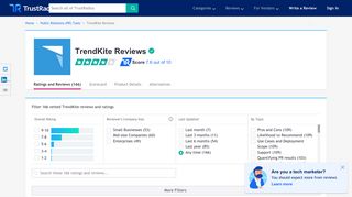 TrendKite Reviews & Ratings | TrustRadius